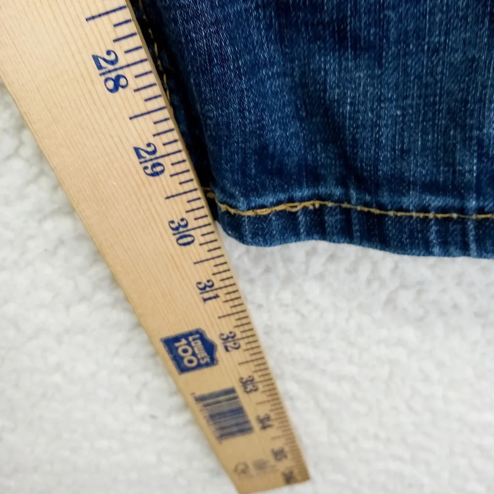Levi Strauss 514 Mens Straight Fit Jeans Dark Wash W34 L30‎